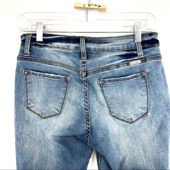 KanCan Boyfriend Jeans Destroyed Denim Holey Knees KC6107L - Picture 10 of 10